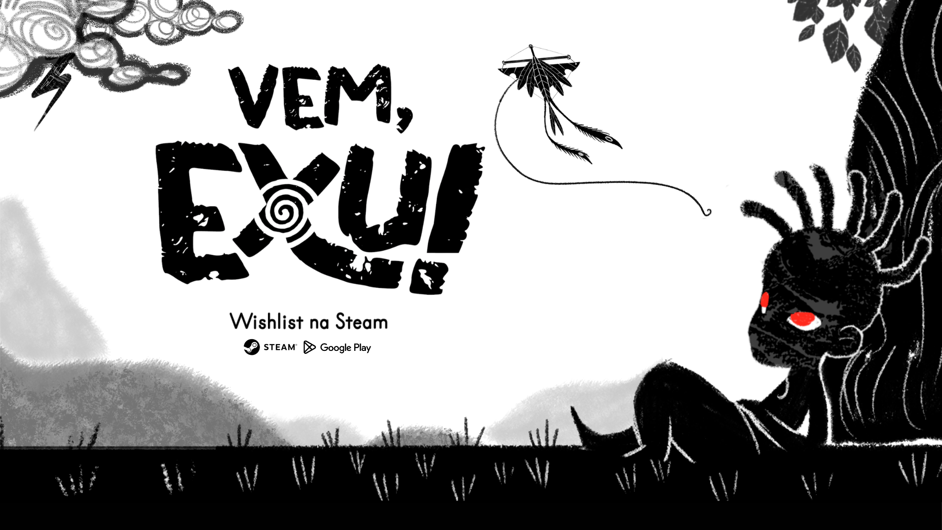 Key art com CTA — versão em português.