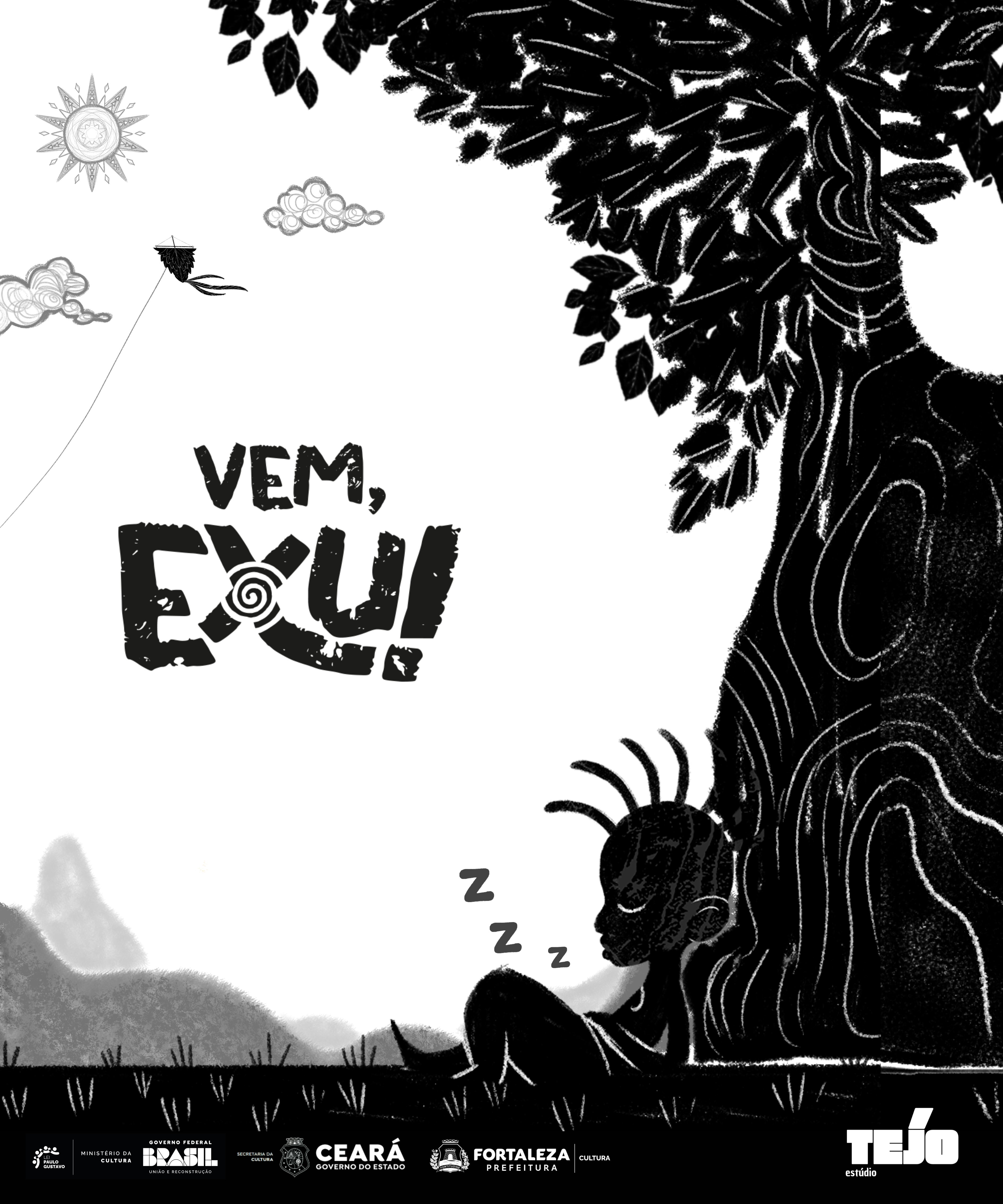 Key art oficial de Vem, Exu.